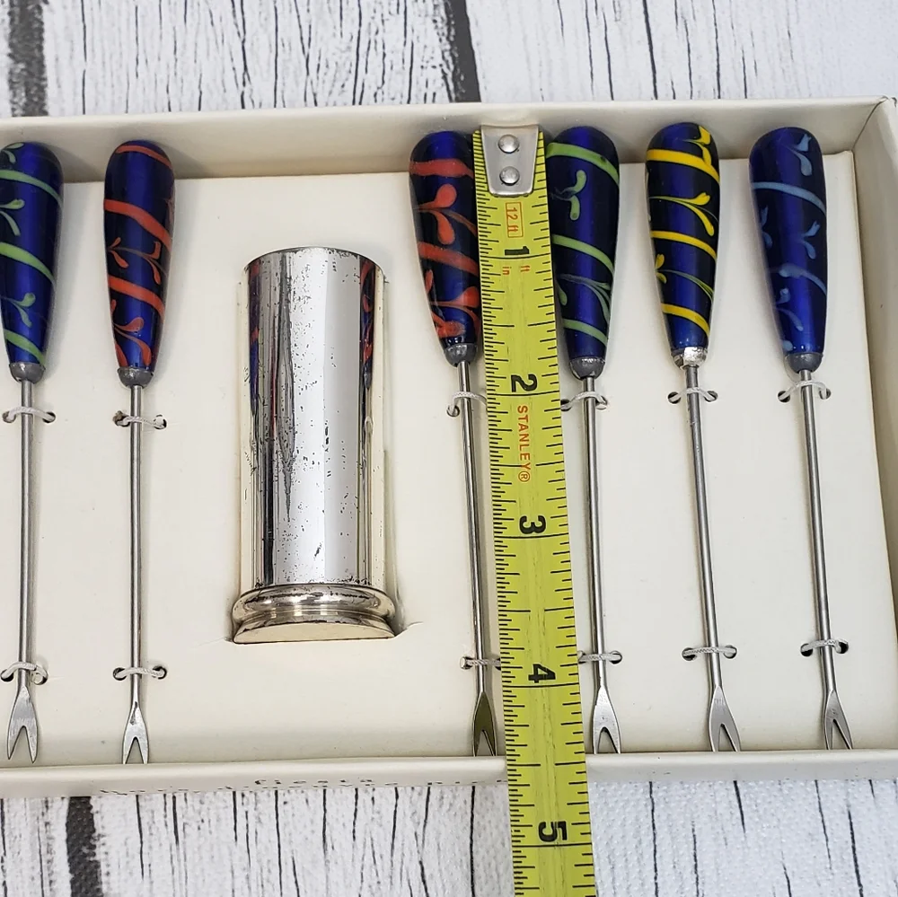 Pier 1 Imports Glass Handle Hors D'oeuvre Picks